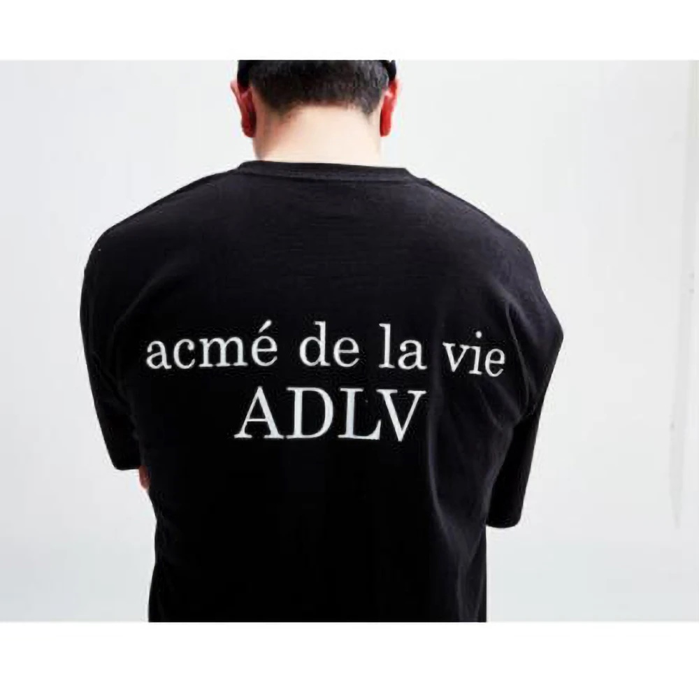 Áo Thun ADLV Basic Short 🔴CHÍNH HÃNG🔴 Acmé De La Vie Basic Short Sleeve 2 Black Tee - Áo ADLV Ngắn Tay - Simple Sneaker