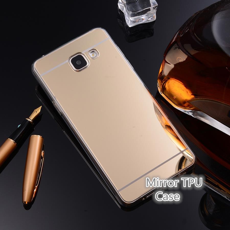 Ốp điện thoại silicone mềm tráng gương thời trang cho Samsung A3 A5 A7 | BigBuy360 - bigbuy360.vn