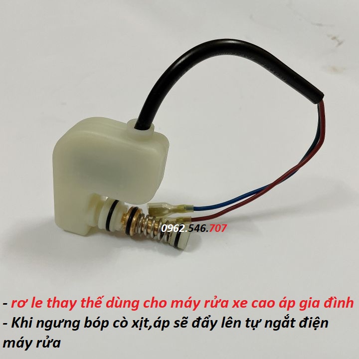 Rơ le tự ngắt máy rửa xe ô tô xe máy mini - Rơ le áp lực