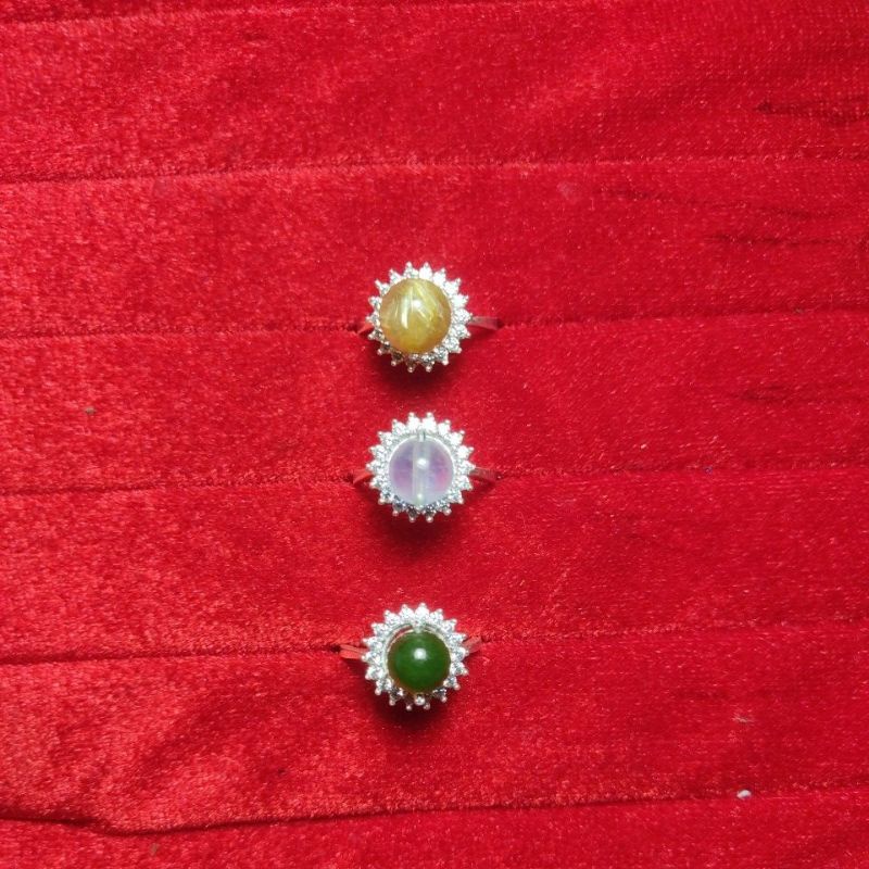 NHẪN BẠC ĐÁ PHONG THỦY