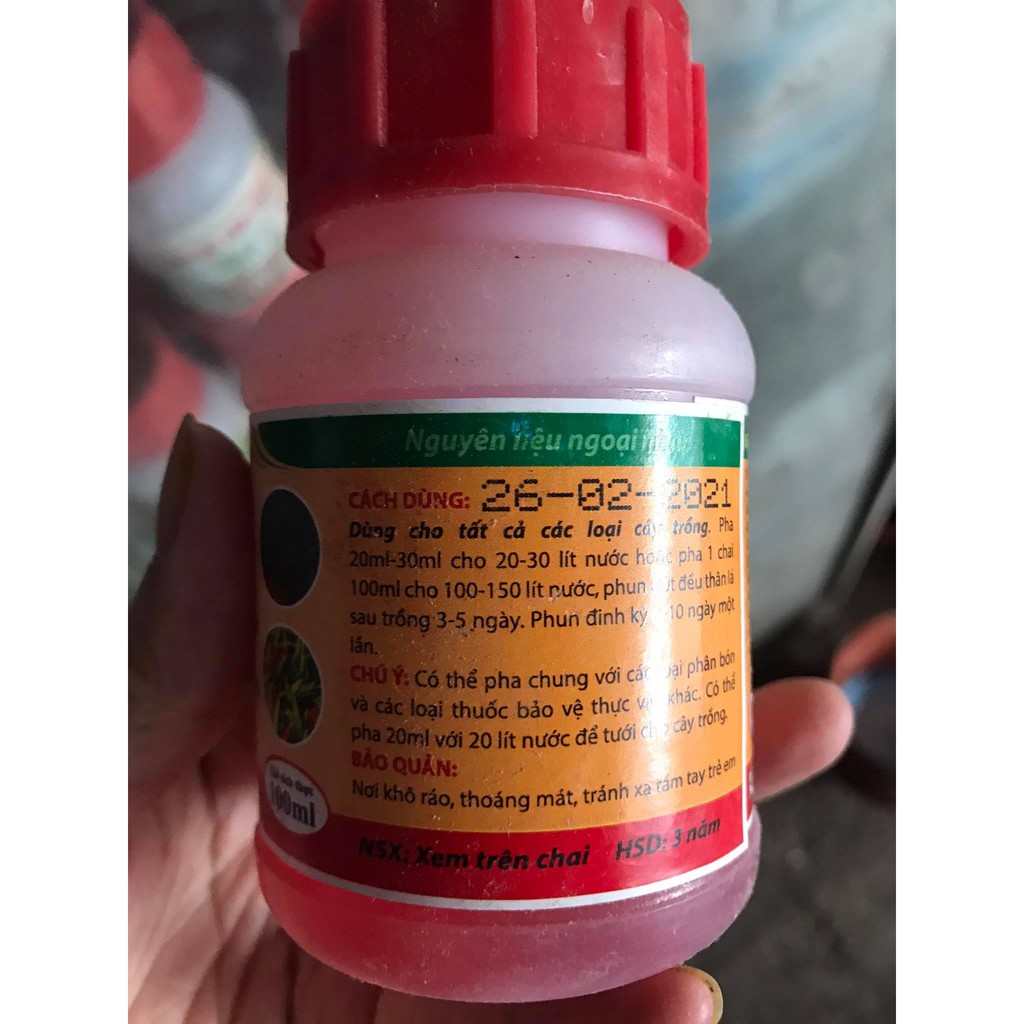 1 LỌ SIÊU LÂN ĐỎ ĐẬM ĐẶC 100ML