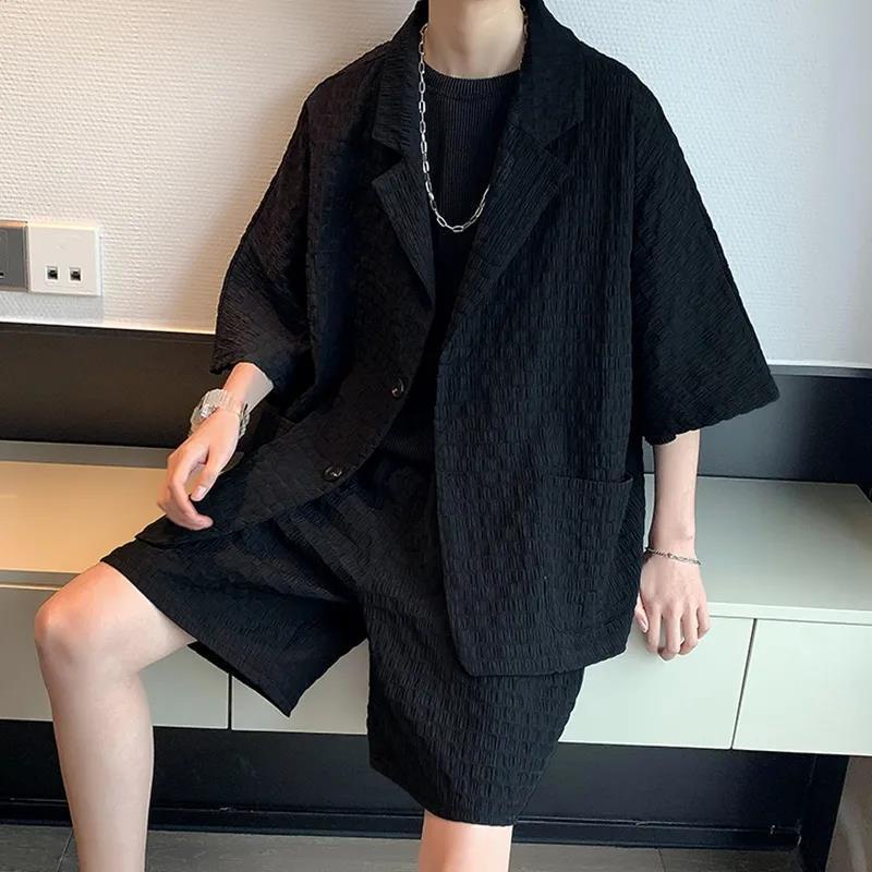 Set Áo Khoác Ngắn Tay + Quần Short Thời Trang Nam