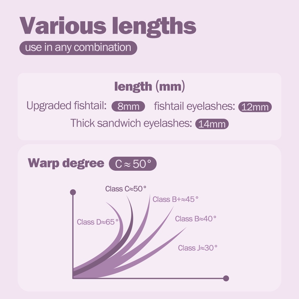 Bộ lông mi giả nối dài kèm/ không kèm dụng cụ MAGEFY nhẹ nhàng không gây dị ứng
