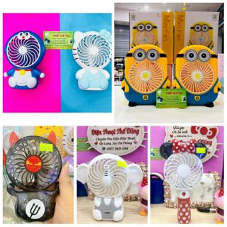 Quạt để bàn cầm tay mini hình thú