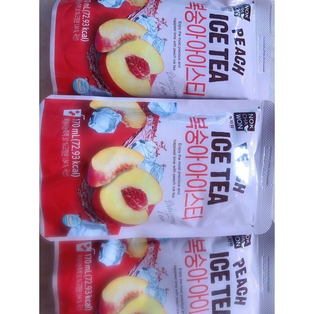 Túi Trà Đào Peach Ice Tea 170ml/túi