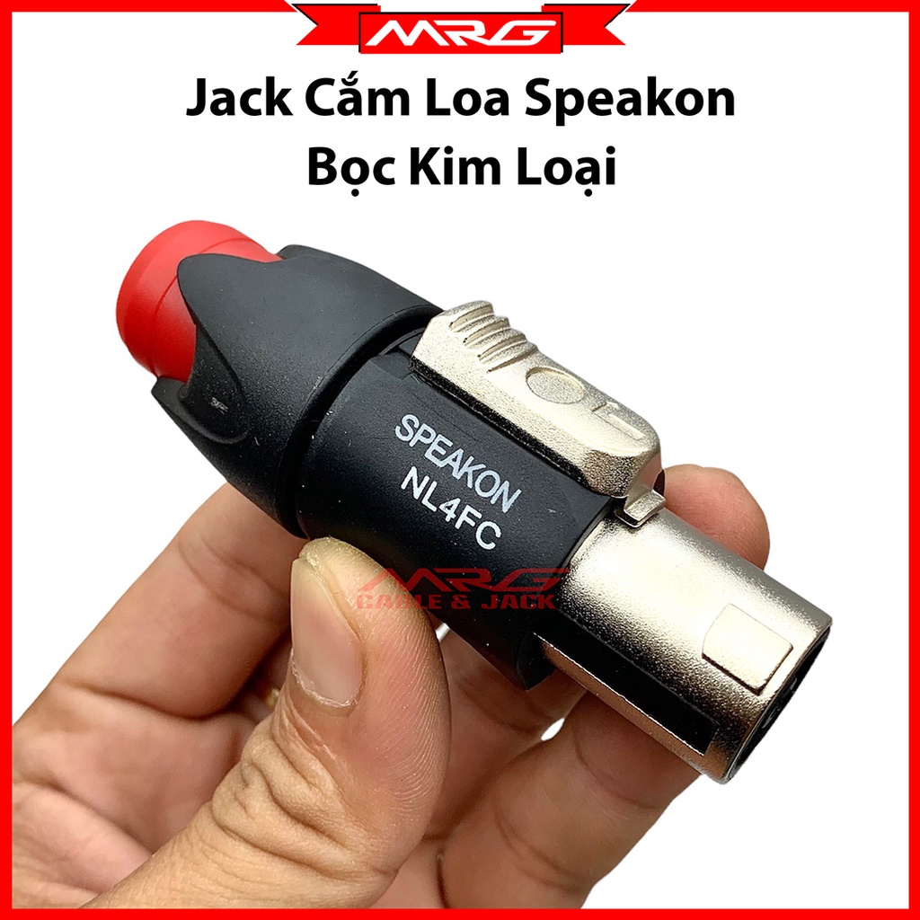 Jack Loa NEUTRIK Speakon Bọc Kim Loại, giá 1 chiếc | SP.