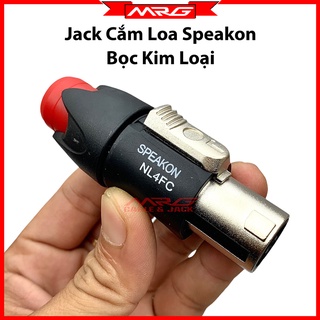 Jack Loa NEUTRIK Speakon Bọc Kim Loại, giá 1 chiếc. J-SpK