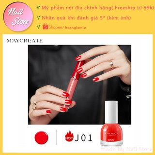 Sơn móng tay nhiều màu maycreate 10ml j0131