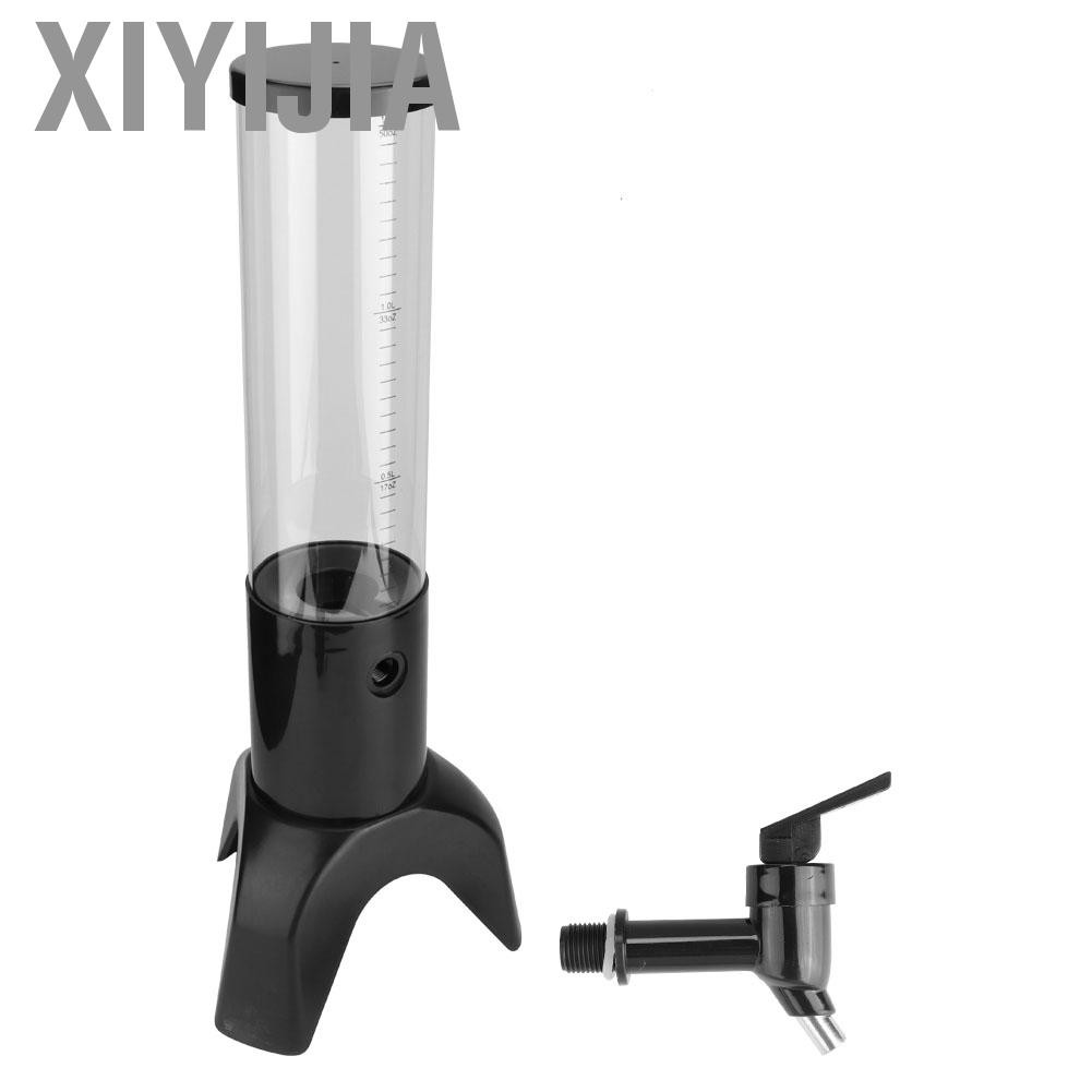 Xiyijia 1.5L Three-legged Clear Beer Tower Beverage Dispenser for Parties Home Bar Accessories