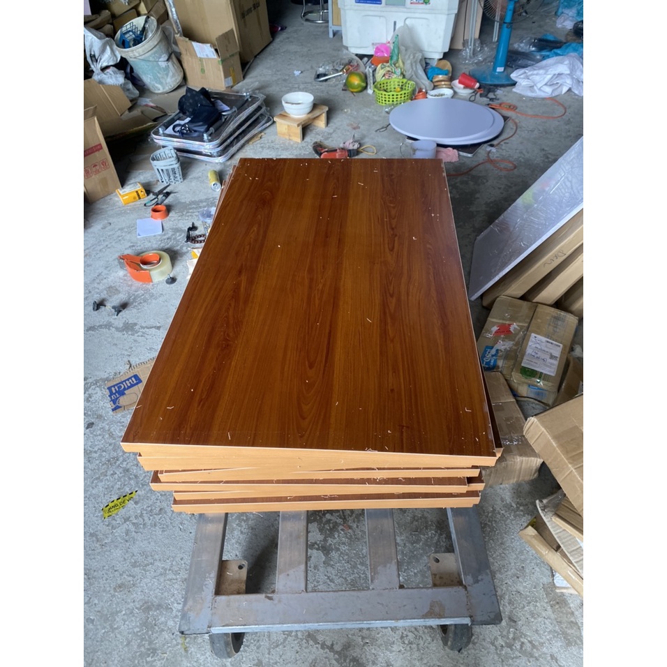 Mặt bàn gỗ mdf phủ melamine Havaco kích cỡ 60x100 dày 25 mm thích hợp cho làm mặt bàn thay thế bền đẹp