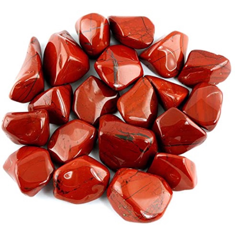 100gr Tumbled Red Jasper Đá Vụn Màu Đỏ Ngoc bich