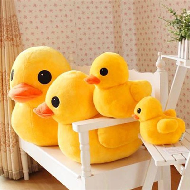 Chú Vịt Nhồi Bông Màu Vàng Dễ Thương Cho Bé