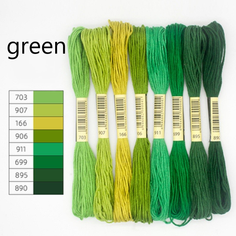 Bộ Tranh Thêu Chữ Thập 8 Màu 8M Tự Làm