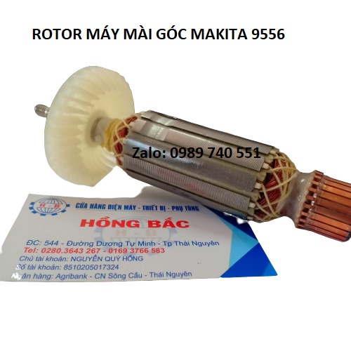 Rotor máy mài góc 9556NB -hàng dây đồng