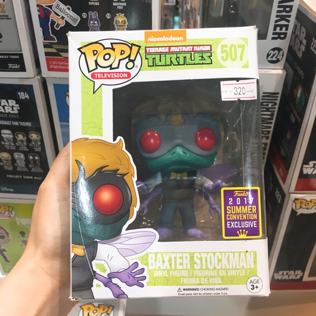 Mô hình nhân vật Funko Pop UNIK BRICK 507 Baxter Stockman trong Teenage Mutant Ninja Turtles chính hãng