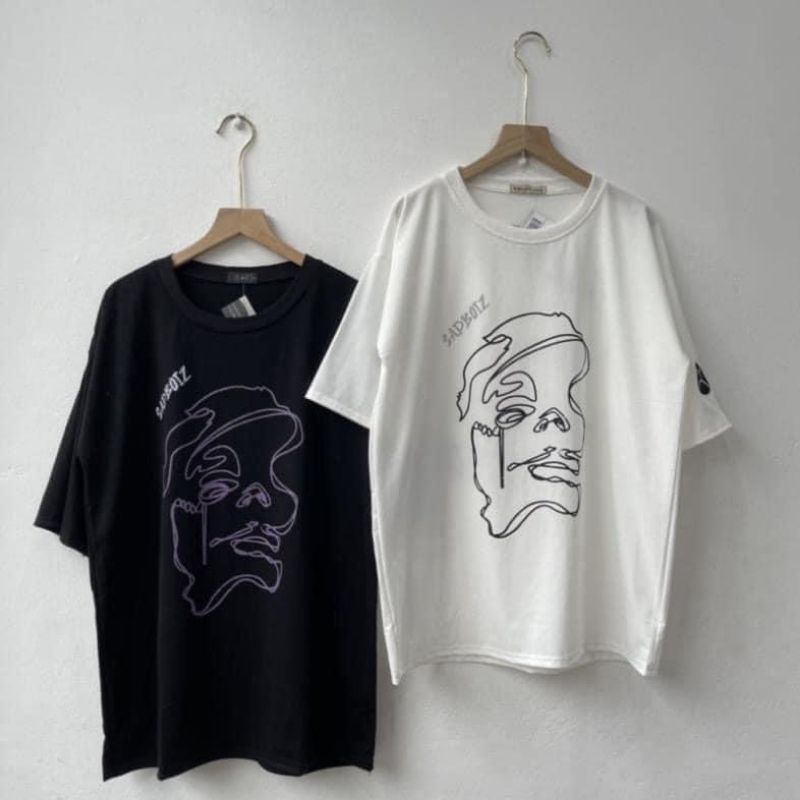 Áo Thun Sadboiz Mặt Buồn Chất Thun Form Rộng Unisex