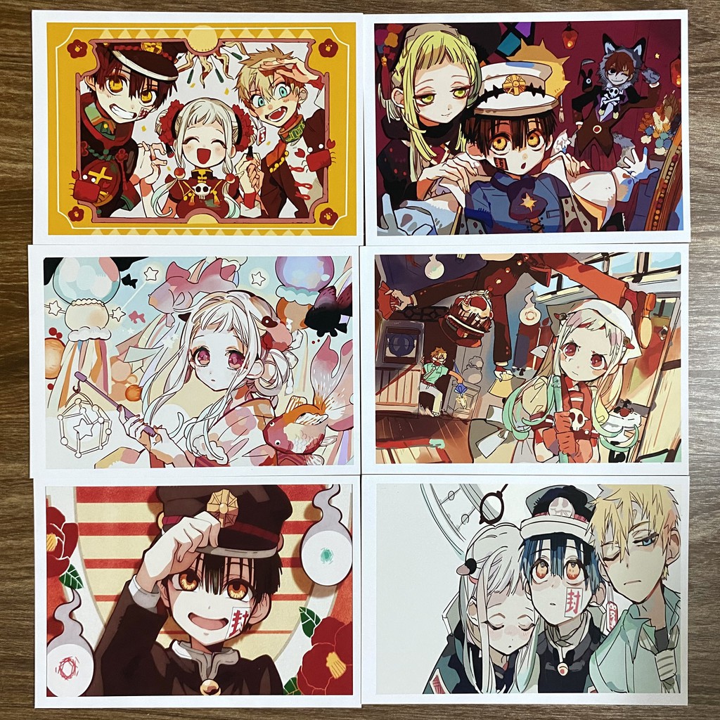 Bộ 20 tấm postcard Jibaku Shounen Hanako-kun - Toilet-bound Hanako-kun