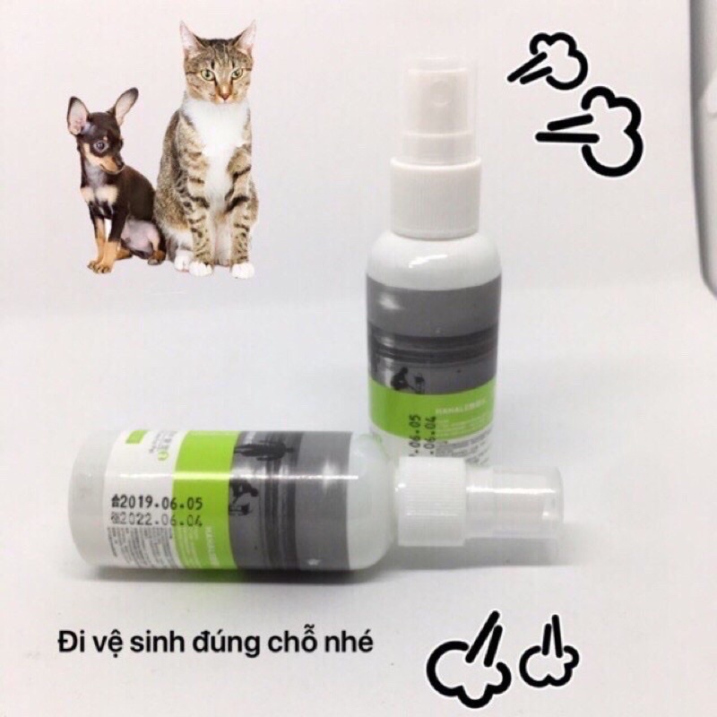 Xịt vệ sinh đúng chỗ cho chó mèo Bioline 50ml mùi dễ chịu