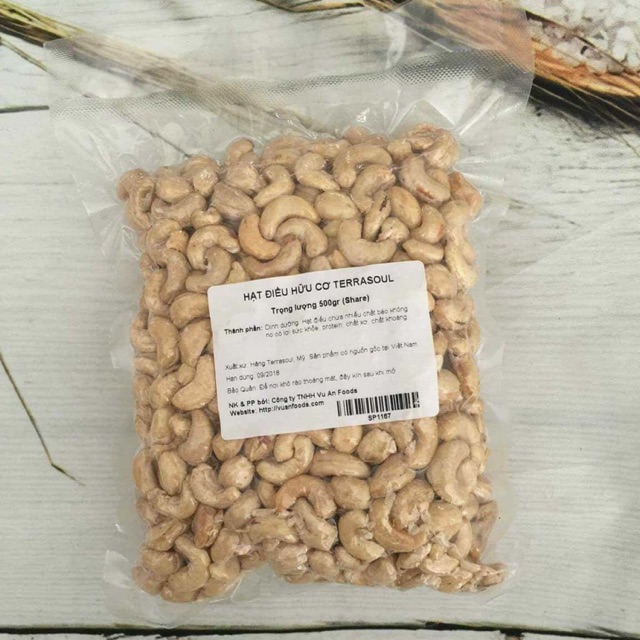 Hạt điều hữu cơ