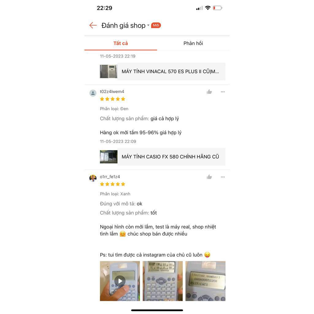 Máy tính CASIO FX 580 VN X cũ chính hãng.