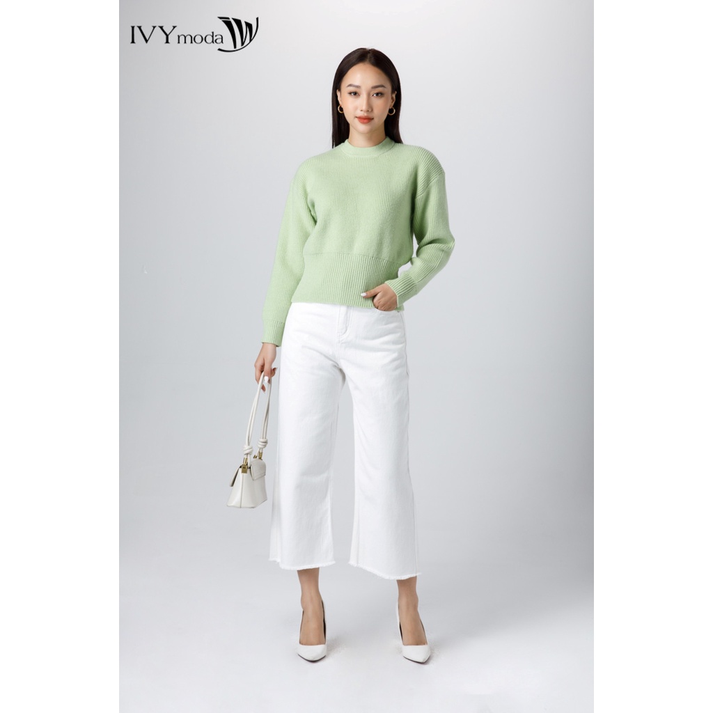 Áo len nữ bo gấu IVY moda MS 58B8864
