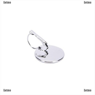 (Eetmo) 10Pcs 10-20Mm Diy Silver Plated Brass Earring Hooks Blanks Earring Base Backs