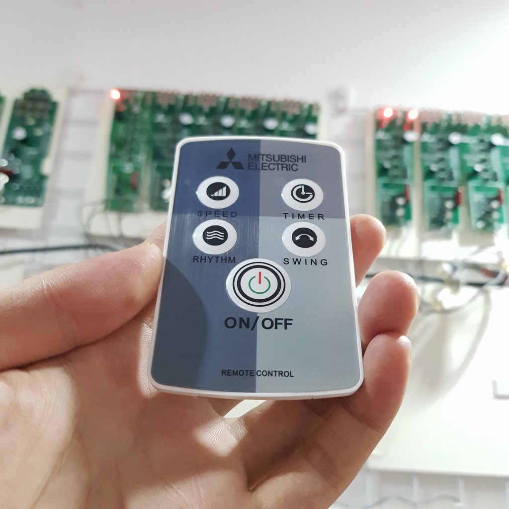 Remote Điều Khiển Quạt Mitsubishi Đứng LV16❤️ Quạt Treo Tường W16❤️Remote Mitsubishi