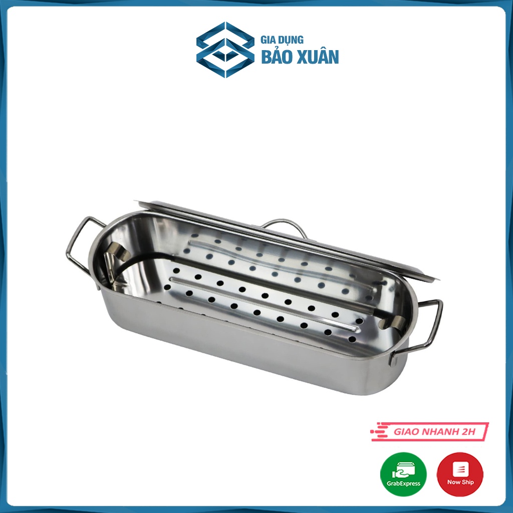 Nồi hấp cá Kitchen Craft có nắp đậy chất liệu Cromargan không gỉ