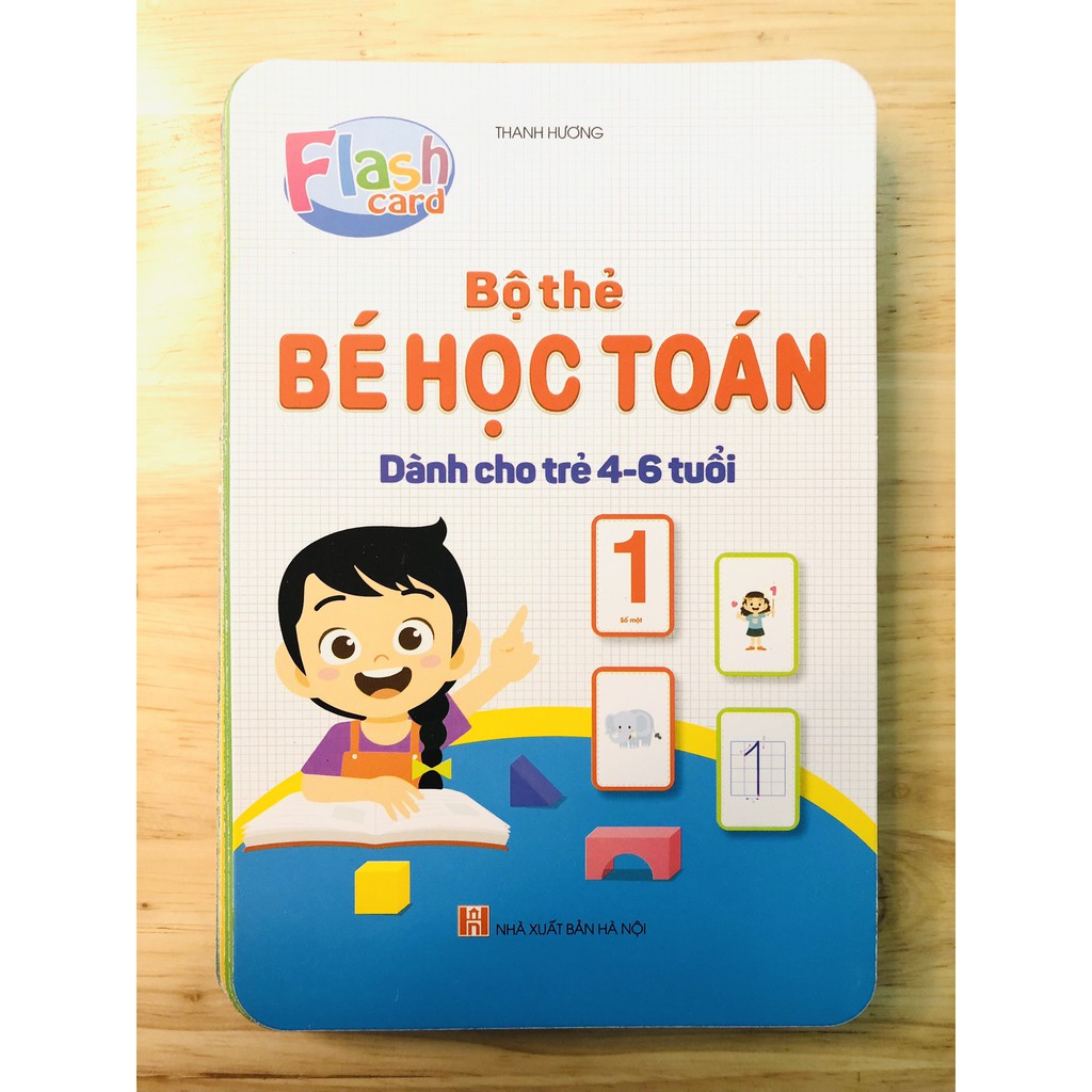 Sách - Combo Thẻ Bé Học Toán và Bộ Thẻ Chữ Cái và Chữ Ghép - Dành cho trẻ 4 - 6 tuổi (2 cuốn)
