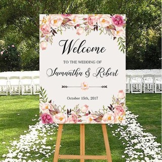 Bảng form, Bảng tên đám cưới, Lễ vu quy, Đính hôn treo bacdrop, cổng hoa