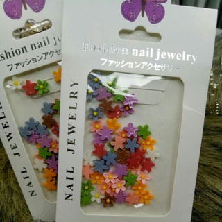 Set charm bông hoa nhỏ mix màu