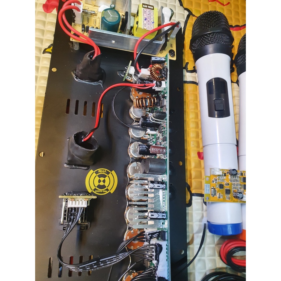 Combo mạch loa kéo có eco -Bộ mạch loa kéo  kèm micro-Bo loa kẹo kéo mạnh-Mạch loa kéo có -Mạch loa ké