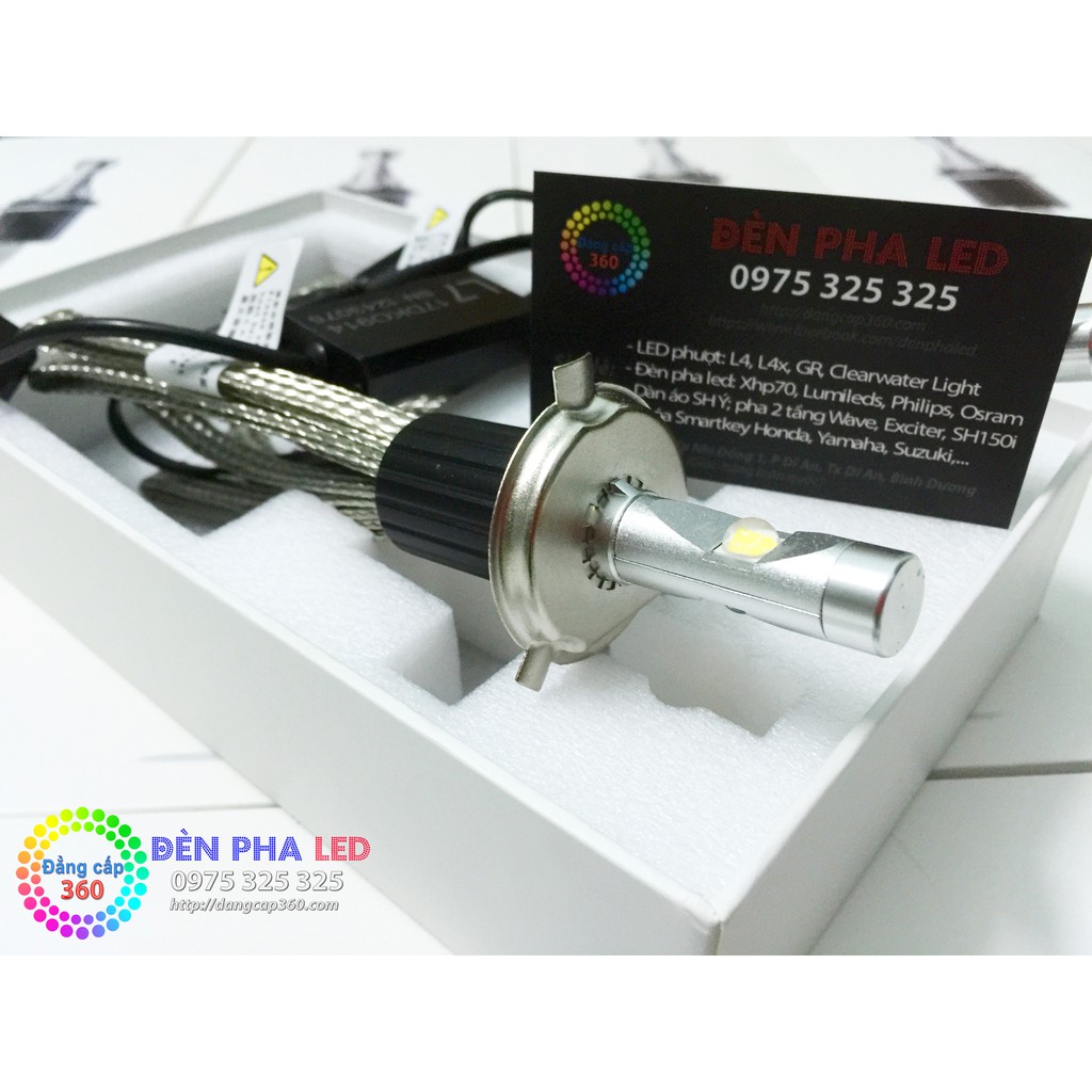 1 BÓNG - CHÍNH HÃNG - Bảo hành 12 tháng - Đèn pha led cao cấp XHP70 L7 60W 6600lm