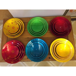 Đĩa bầy hoa quả gỗ sơn mài ( bộ 4 đĩa 20, 25, 30, 35cm)