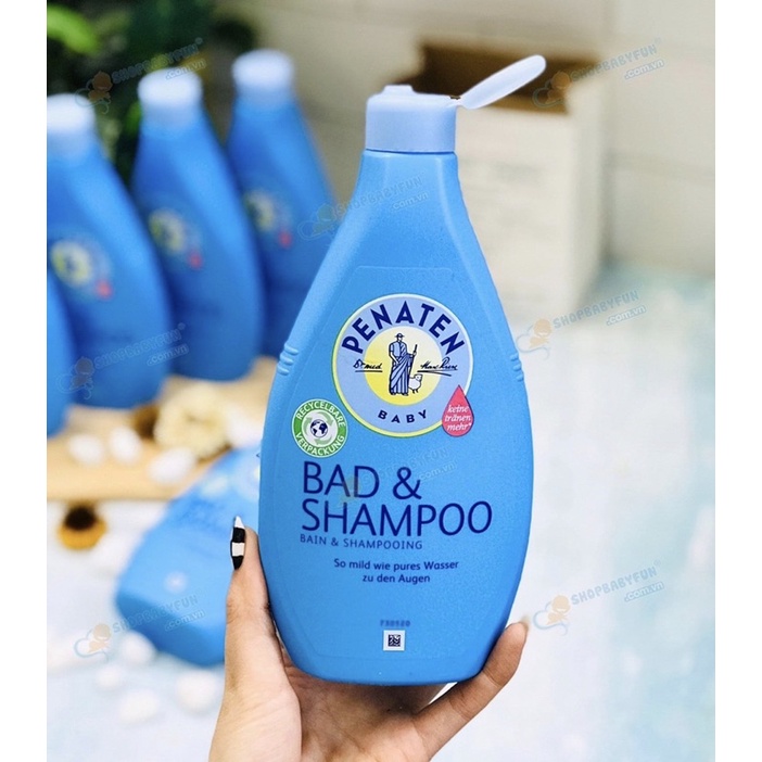 Sữa tắm gội Penaten dành cho trẻ em 2 trong 1 (400ml) mẫu mới