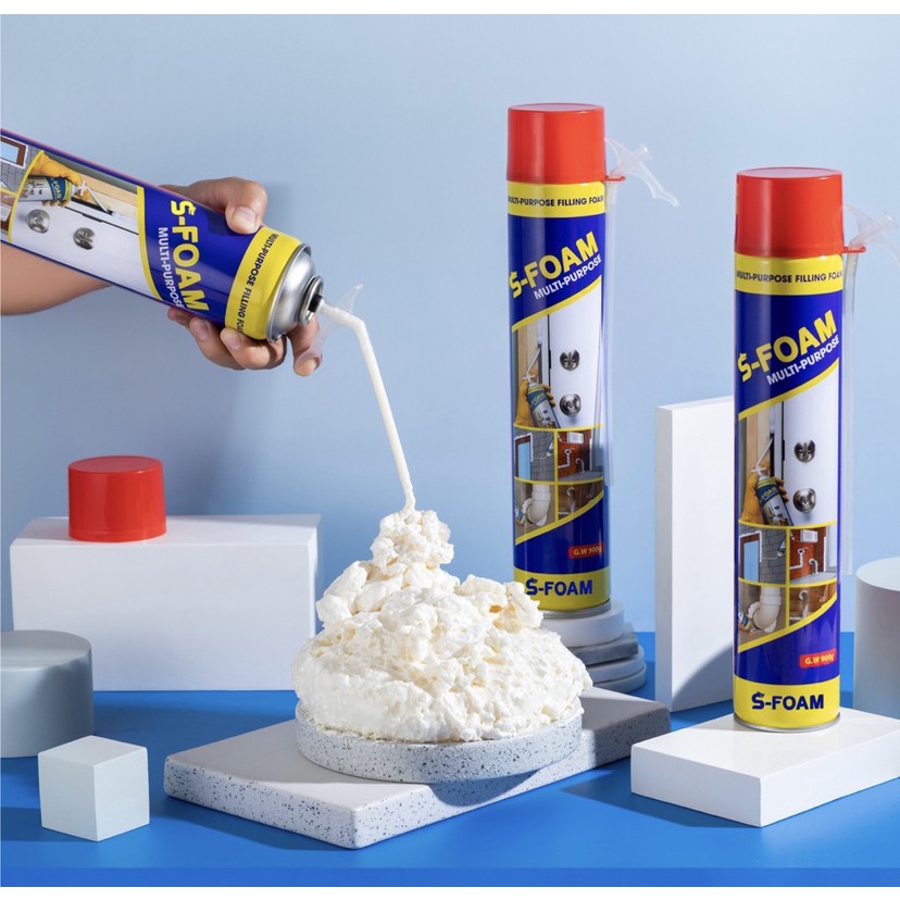Keo bọt nở - Apollo Foam 750ml  dùng trang trí làm gương mây bồng bềnh siêu hot, an toàn, dễ dùng