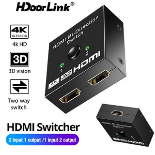 Đầu chia HDOORLINK cổng HDMI 4K KVM 2 trong 1 cho PS4/3 TV