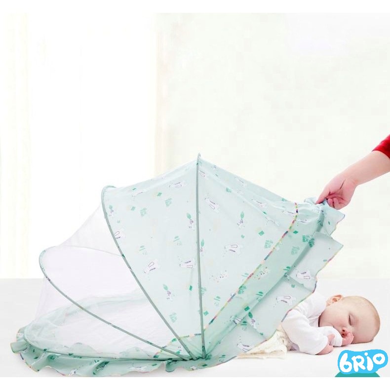 Màn chụp gấp gọn, chống muỗi cho bé sơ sinh
