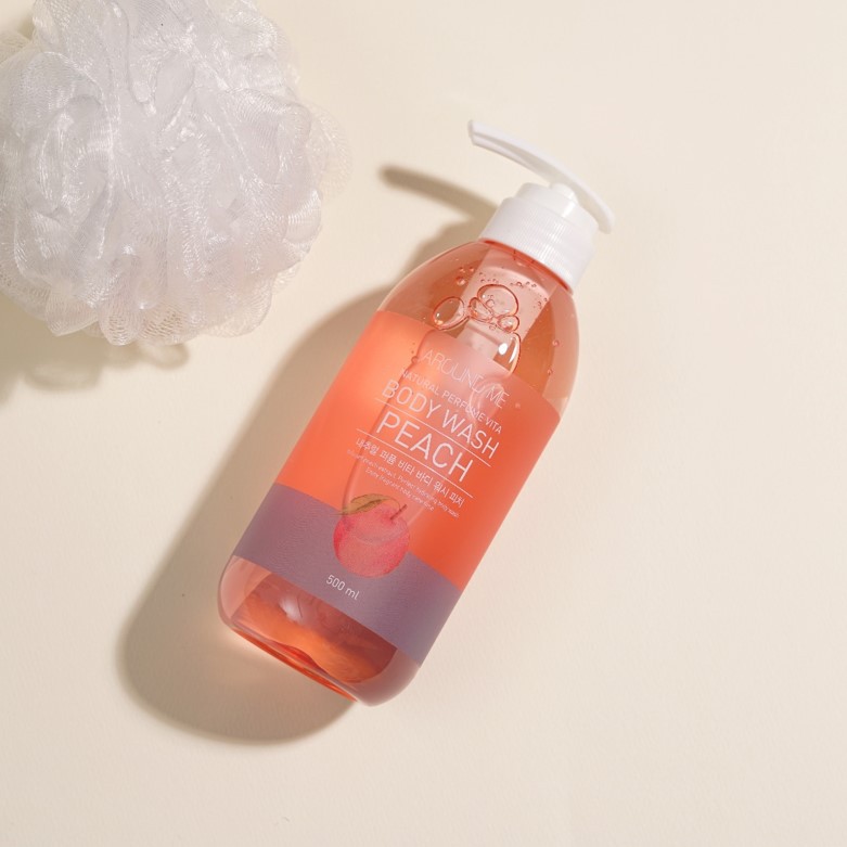 Sữa Tắm Around Me Hương Nước Hoa Dưỡng Ẩm Cơ Thể Hương Đào Vita Body Shower Wash Peach 500ml | BigBuy360 - bigbuy360.vn