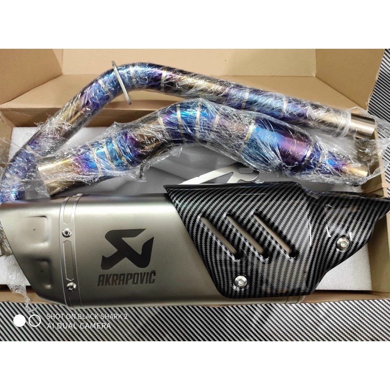 Pô Akrapovic R1 + Cổ Bầu Titan Xịn Cho Các Dòng Xe Máy