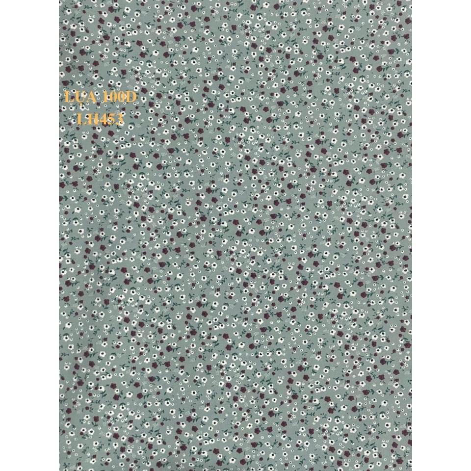 VẢI LỤA 100D HOA NHÍ - DÒNG VẢI THÔNG DỤNG - 1 MÉT X 1M5