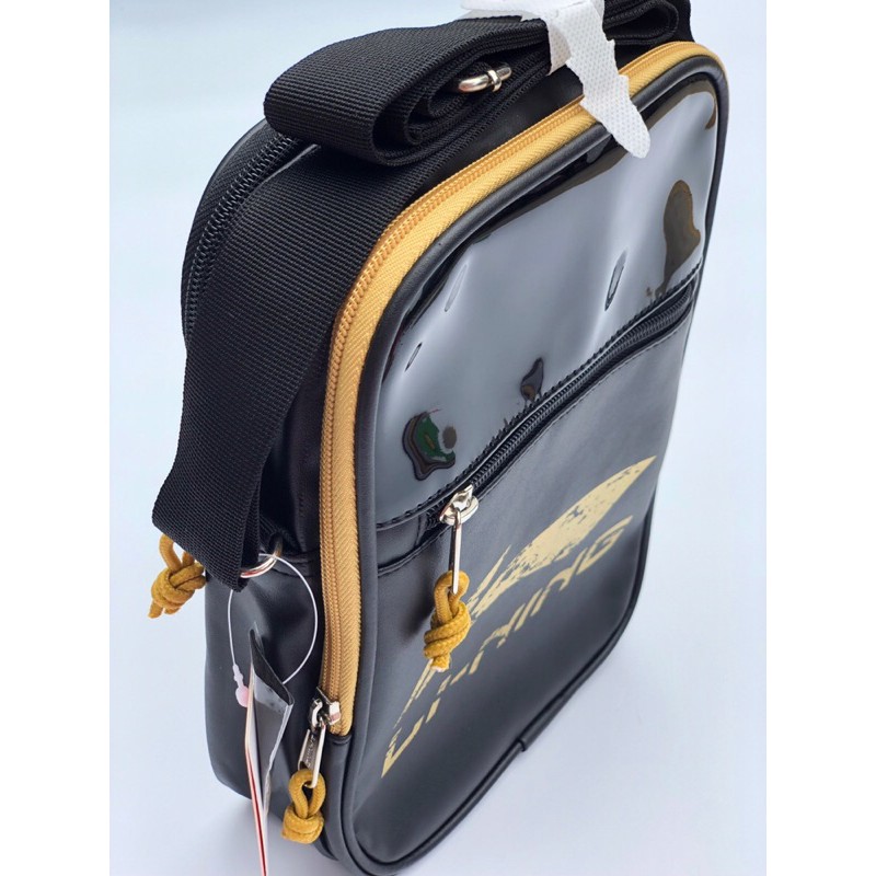 Túi LiNing Đeo Chéo Da Xịn Chính Hãng ABDN166