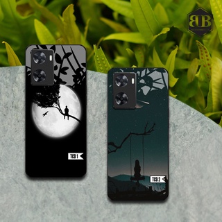 Ốp lưng kính cường lực Oppo A57 2022 tâm trạng