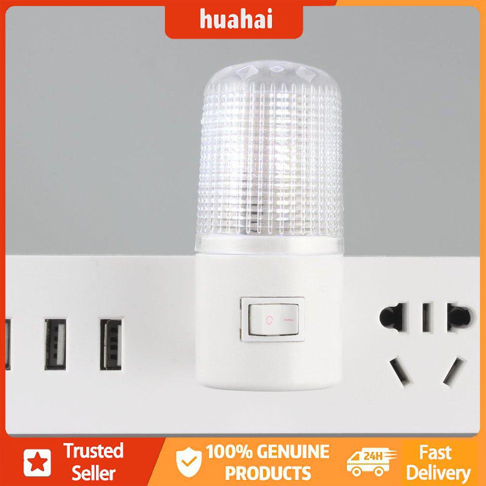 Đèn ngủ 4 LED treo tường phòng ngủ giắc cắm US 1W