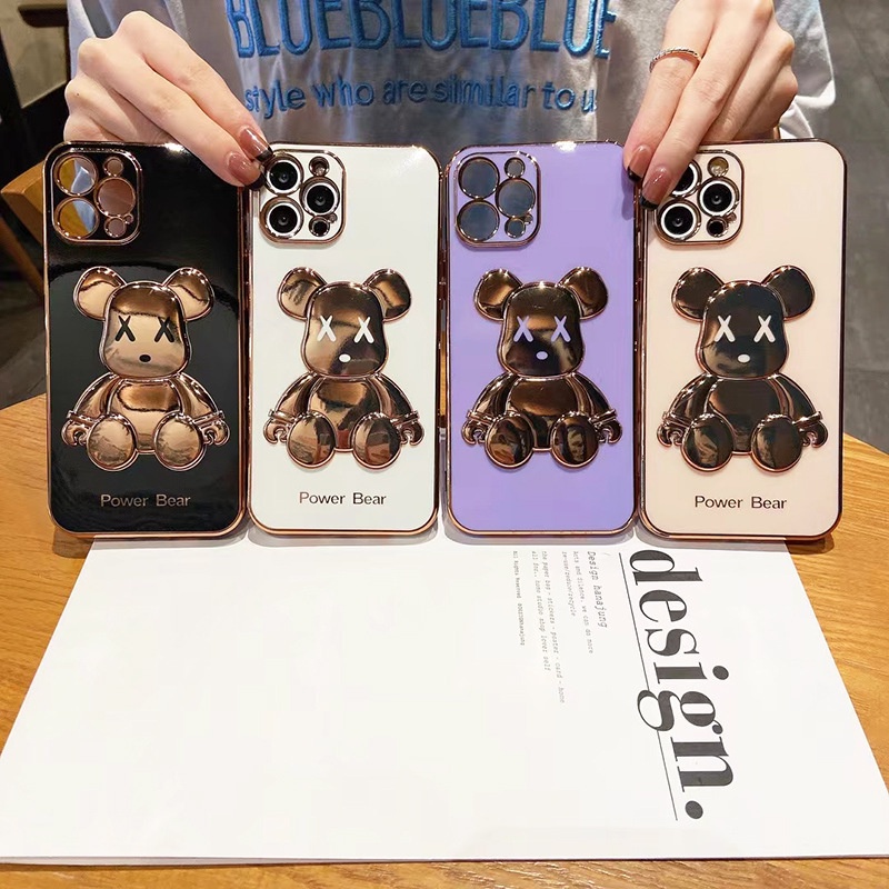 Ốp iphone hình gấu ốp lưng điện thoại cho iphone 6s/6splus/7/7plus/8/8plus/x/xs/11/12/13/pro/max
