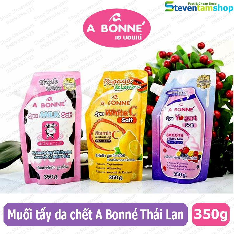 Muối tắm trắng da A Bonne - Thái Lan