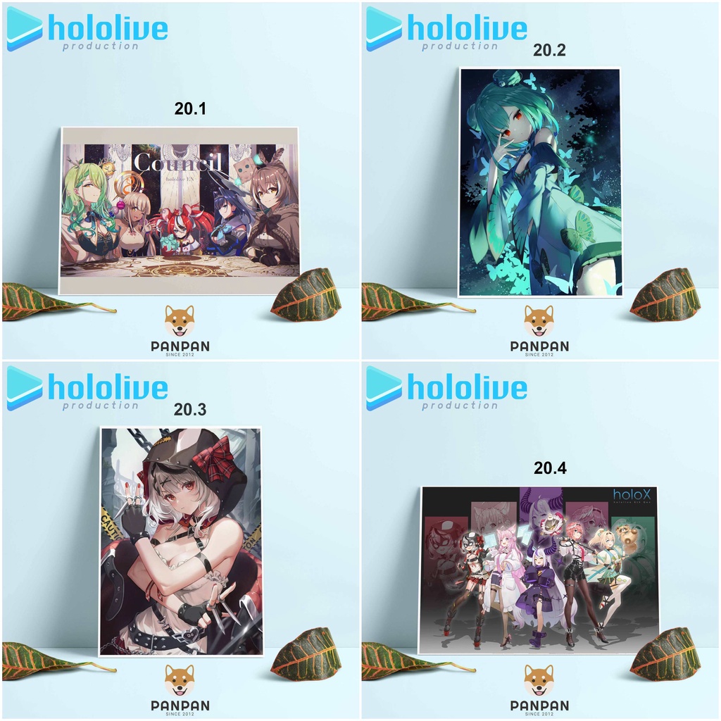 Postcard Cao Cấp - Poster Hololive Vtuber (1)