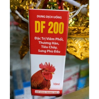 Nhỏ gà khò, viêm phổi, tiêu chảy df 200 chai 10ml