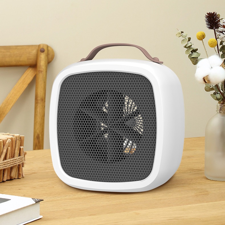 Máy sưởi mini để bàn, Quạt sưởi để bàn nhỏ gọn, Sử dụng cho Phòng ngủ, phòng khách, phòng làm việc