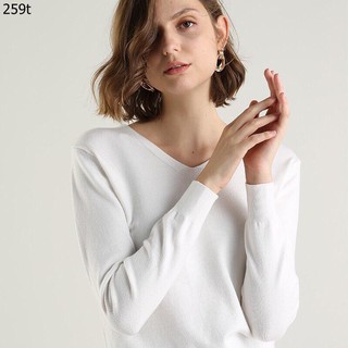 ( Vân Vân ) Set 3 chiếc áo len nữ cổ tim